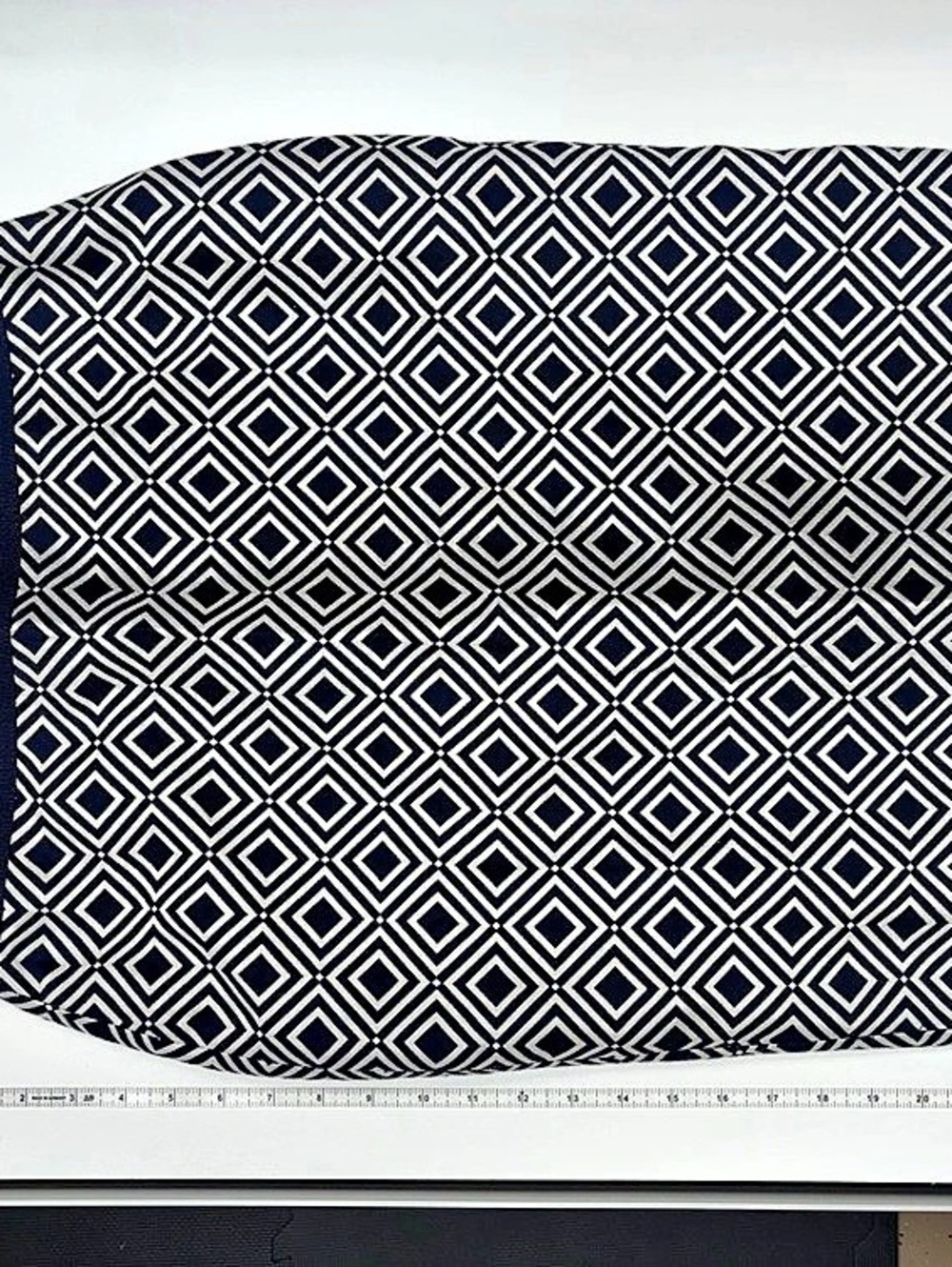 Ann Taylor Geometric Pencil Skirt in Blue & White Size 6